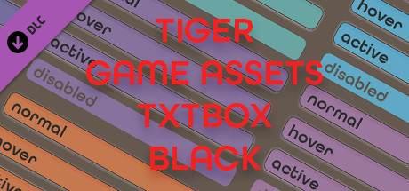 TIGER GAME ASSETS TXTBOX BLACK