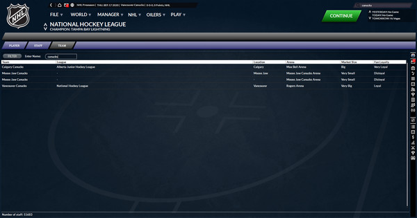 Franchise Hockey Manager 7for windows and Linux 1