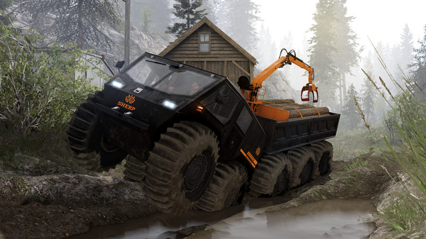 скриншот Spintires - SHERP Ural Challenge DLC 4