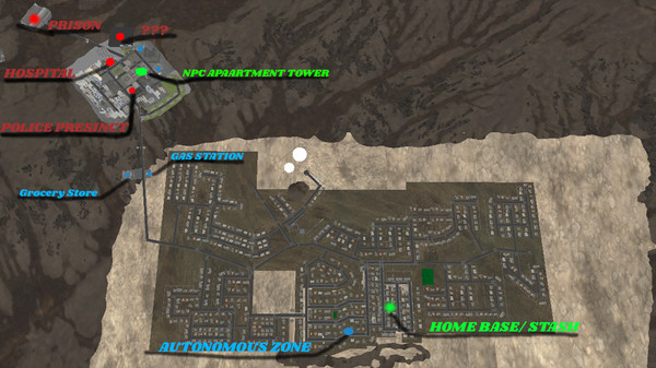 Скриншот из Social Distancing Simulator