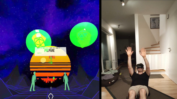 Скриншот из VRWorkout