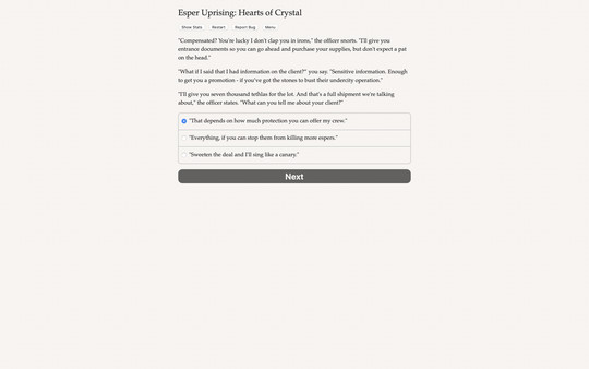 Скриншот из Esper Uprising: Hearts of Crystal