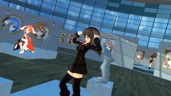 скриншот VR GALLERY - Cute Anime Girl Exhibition 4