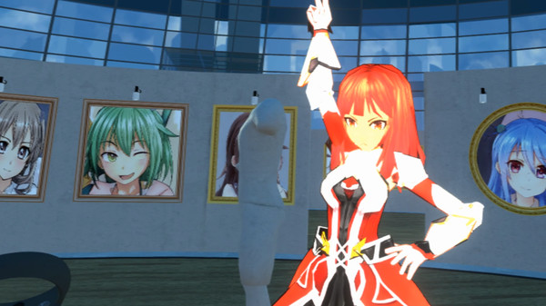 скриншот VR GALLERY - Cute Anime Girl Exhibition 0