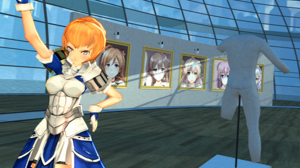 скриншот VR GALLERY - Cute Anime Girl Exhibition 1
