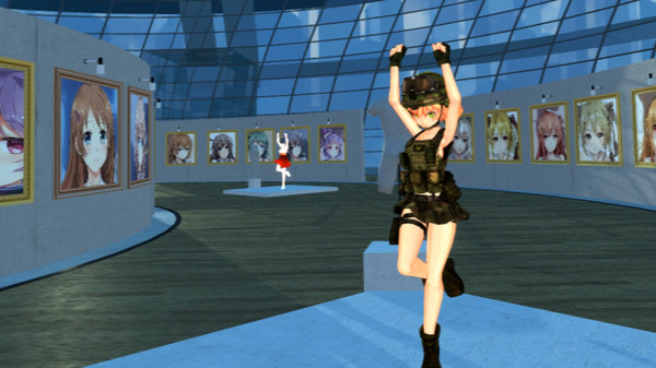 скриншот VR GALLERY - Cute Anime Girl Exhibition 2