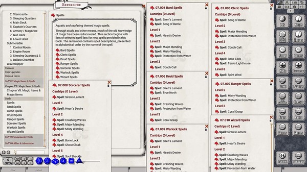 Скриншот из Fantasy Grounds - The Seas of Vodari