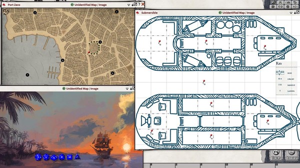 Скриншот из Fantasy Grounds - The Seas of Vodari