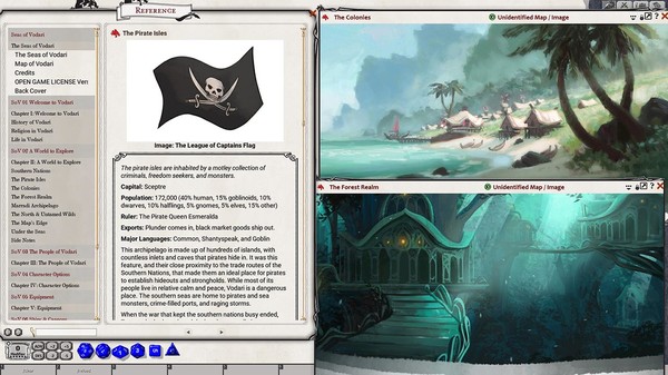 Скриншот из Fantasy Grounds - The Seas of Vodari