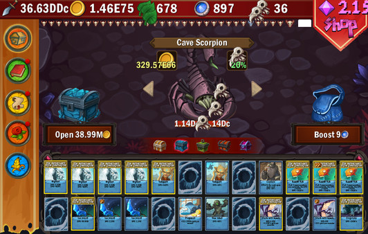 DPS IDLE game for windows Pc 1