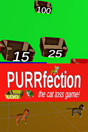 PURRfection!  The cat tossing game!!
