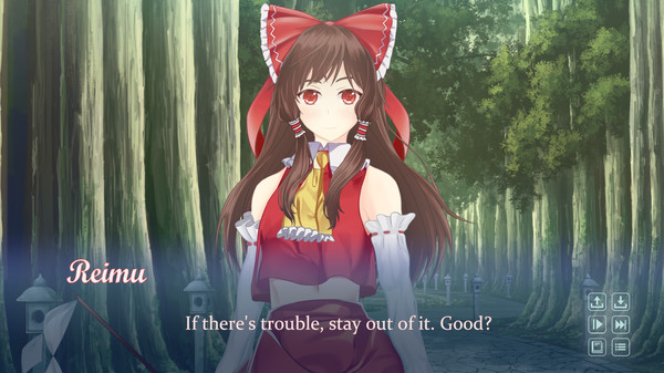 Скриншот из Touhou Gensokyo Visitor