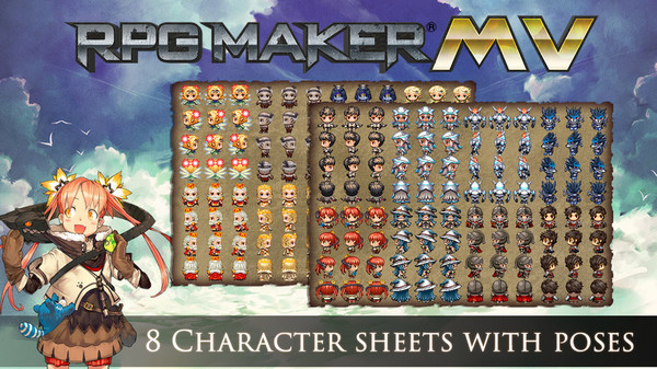 【图】RPG Maker MZ – MV Cover Art Characters Pack(截图1)