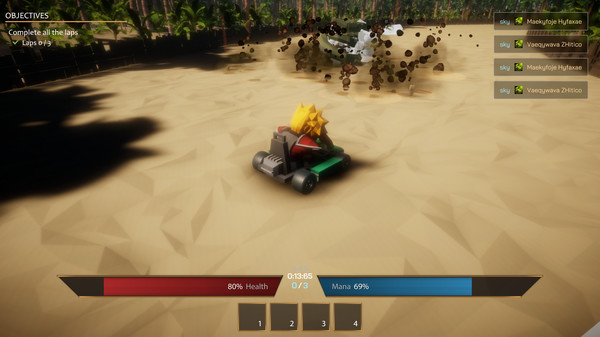 Скриншот из Spell Karts