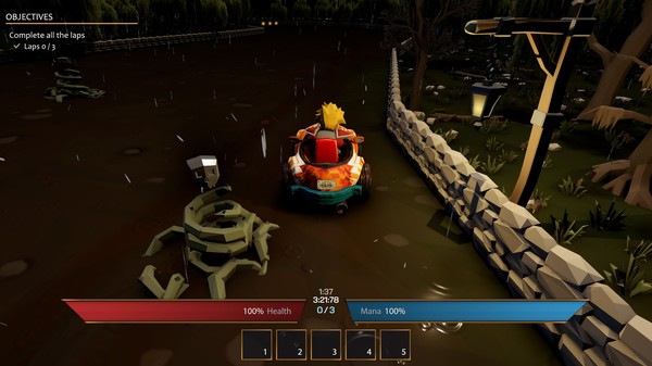 Скриншот из Spell Karts