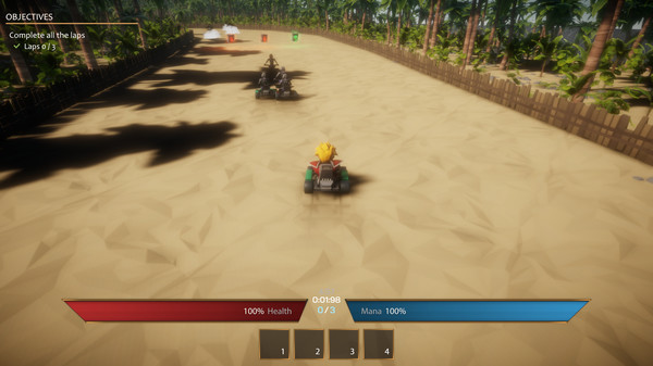 Скриншот из Spell Karts