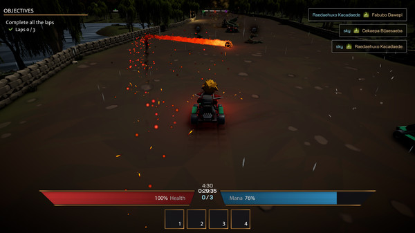 Скриншот из Spell Karts