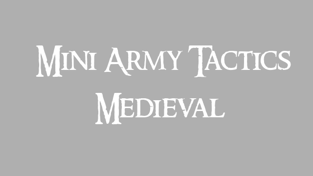 Mini Army Tactics Medieval Logo