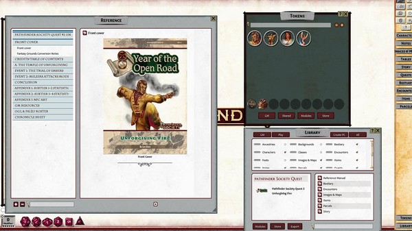 Скриншот из Fantasy Grounds - Pathfinder 2 RPG - Pathfinder Society Quest #2: Unforgiving Fire