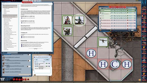 Скриншот из Fantasy Grounds - Starfinder RPG - Society Scenario #1-11: In Pursuit of the Scoured Past