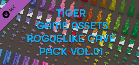 TIGER GAME ASSETS ROGUELIKE CAVE PACK VOL.01 cover art