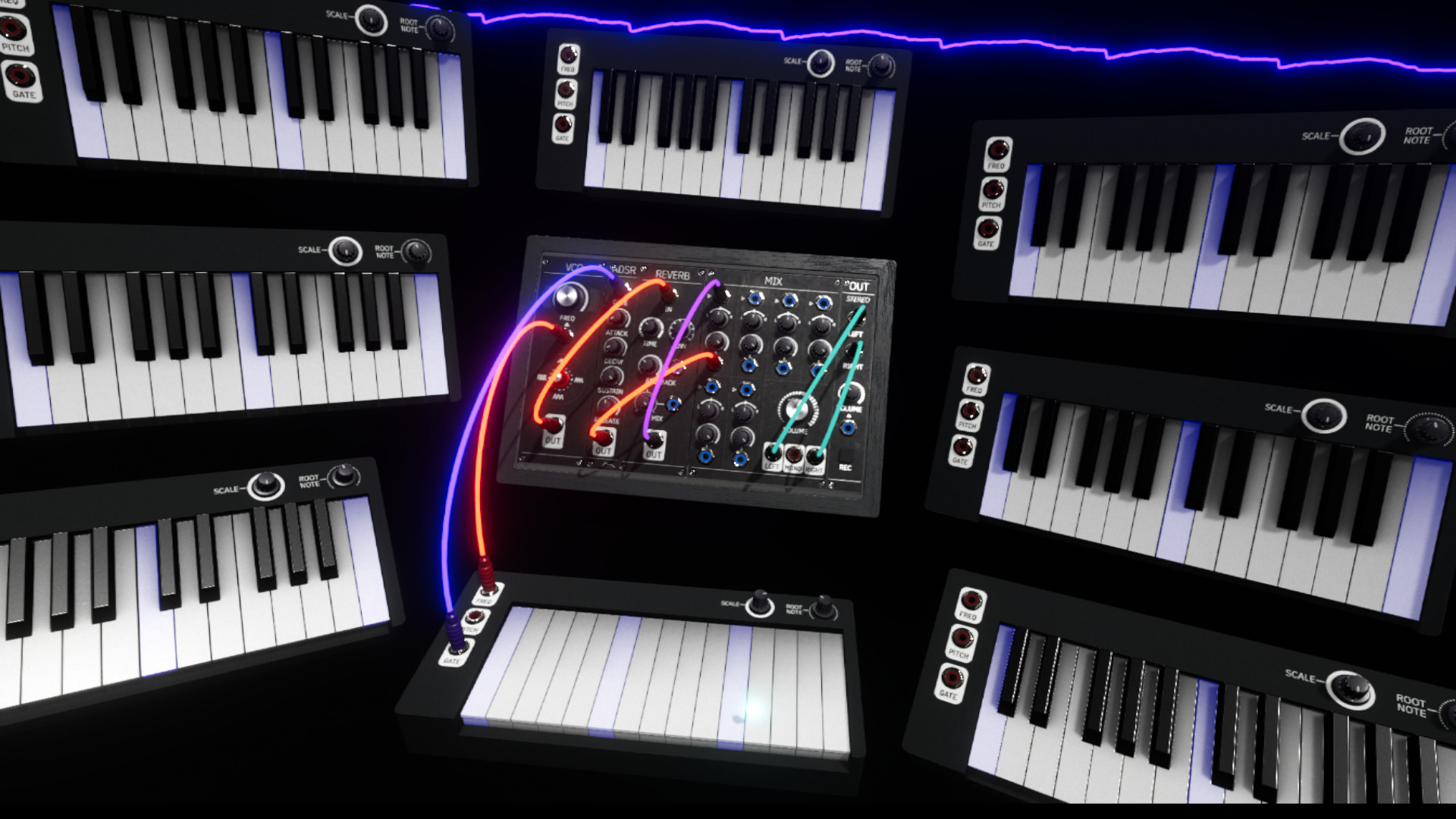 Oculus Quest 游戏《虚拟合成器》SYNTHSPACE VR Oculus Quest 游戏《虚拟合成器》SYNTHSPACE VR