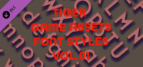TIGER GAME ASSETS FONT STYLES VOL.01 cover art