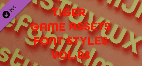 TIGER GAME ASSETS FONT STYLES VOL.03 cover art