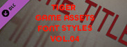 TIGER GAME ASSETS FONT STYLES VOL.04