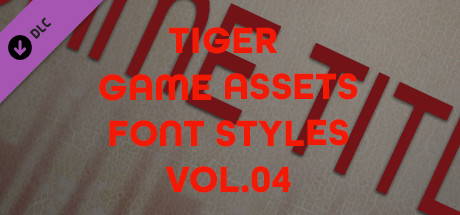 TIGER GAME ASSETS FONT STYLES VOL.04 cover art