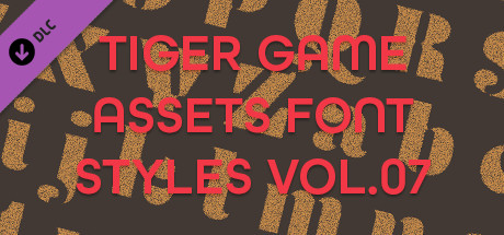 TIGER GAME ASSETS FONT STYLES VOL.07 cover art