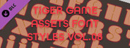 TIGER GAME ASSETS FONT STYLES VOL.08