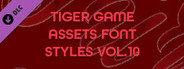 TIGER GAME ASSETS FONT STYLES VOL.10