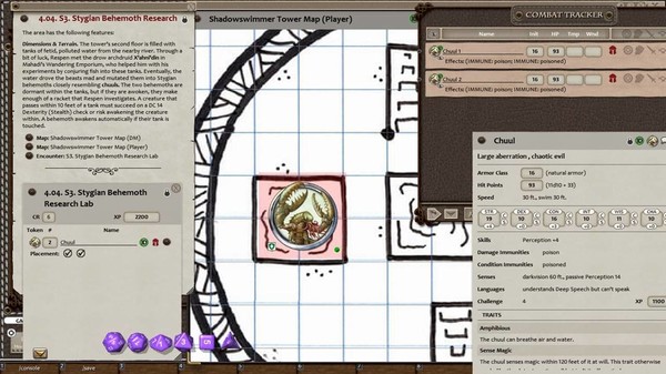Скриншот из Fantasy Grounds - D&D Adventurer's League 09-07 The Diabolical Dive