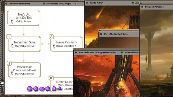 Скриншот из Fantasy Grounds - D&D Adventurer's League 09-07 The Diabolical Dive