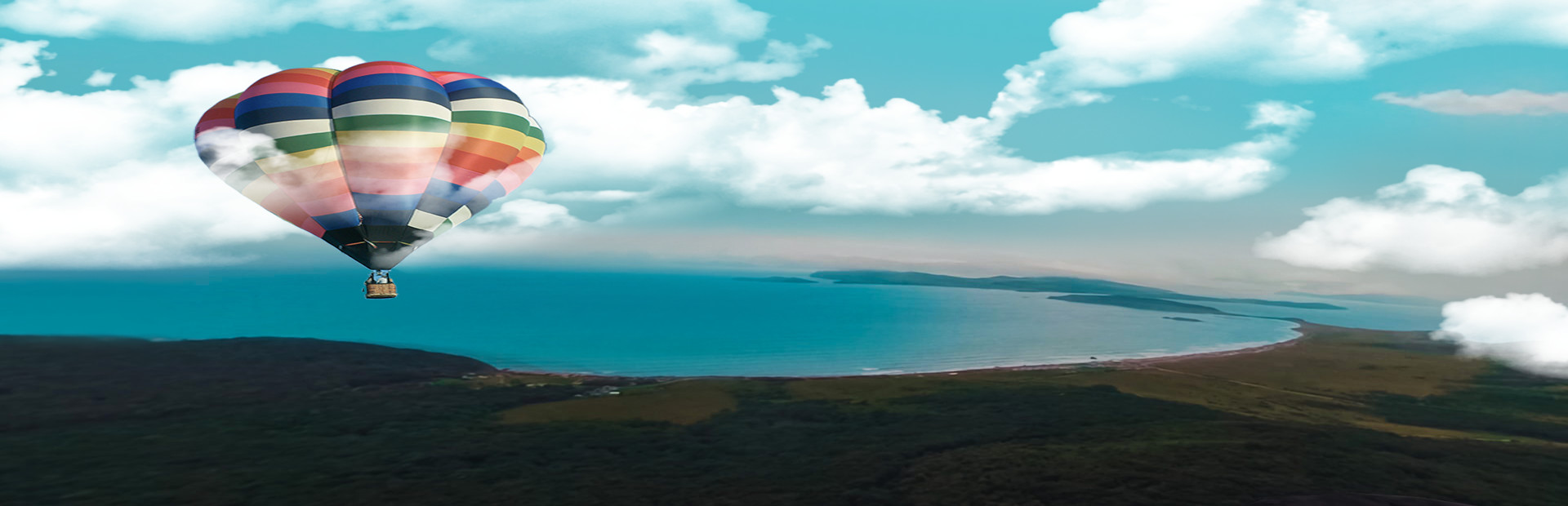 Hot-air VR Balloon trip over Russian Primorye