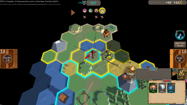 Screenshot of Hexarchy