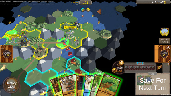 Screenshot of Hexarchy