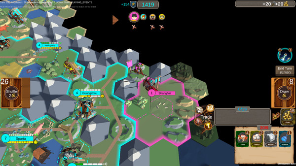 Screenshot of Hexarchy