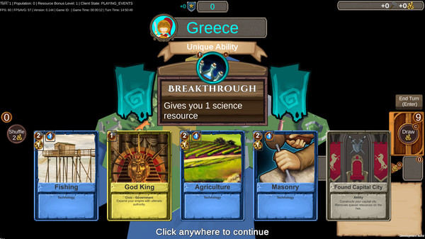 Screenshot of Hexarchy