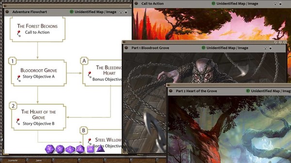 Скриншот из Fantasy Grounds - D&D Adventurers League 09-08 In the Garden of Evil