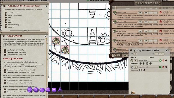 Скриншот из Fantasy Grounds - D&D Adventurers League 09-09 Ruined Prospects