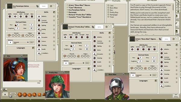 Скриншот из Fantasy Grounds - Wilderlands JumpStart