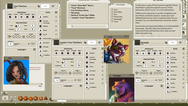 Скриншот из Fantasy Grounds - Wilderlands JumpStart