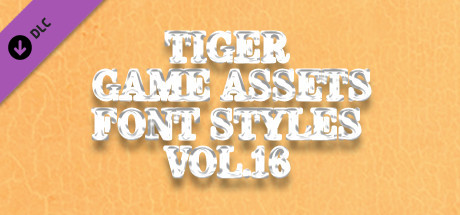 TIGER GAME ASSETS FONT STYLES VOL.16 cover art
