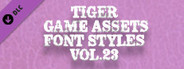 TIGER GAME ASSETS FONT STYLES VOL.23