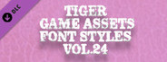 TIGER GAME ASSETS FONT STYLES VOL.24