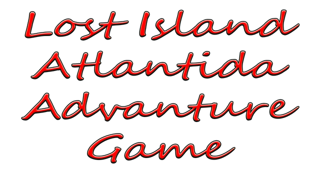 Lost Island Atlantida Advanture Game Logo