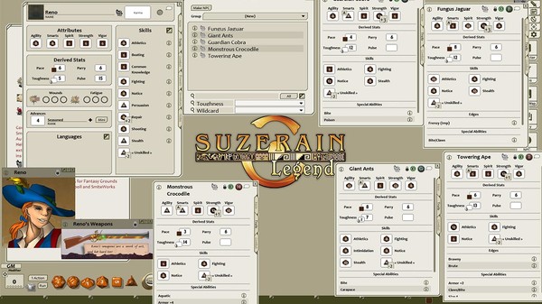 Скриншот из Fantasy Grounds - Untamed Empires JumpStart