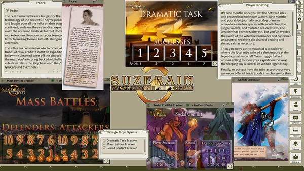 Скриншот из Fantasy Grounds - Untamed Empires JumpStart